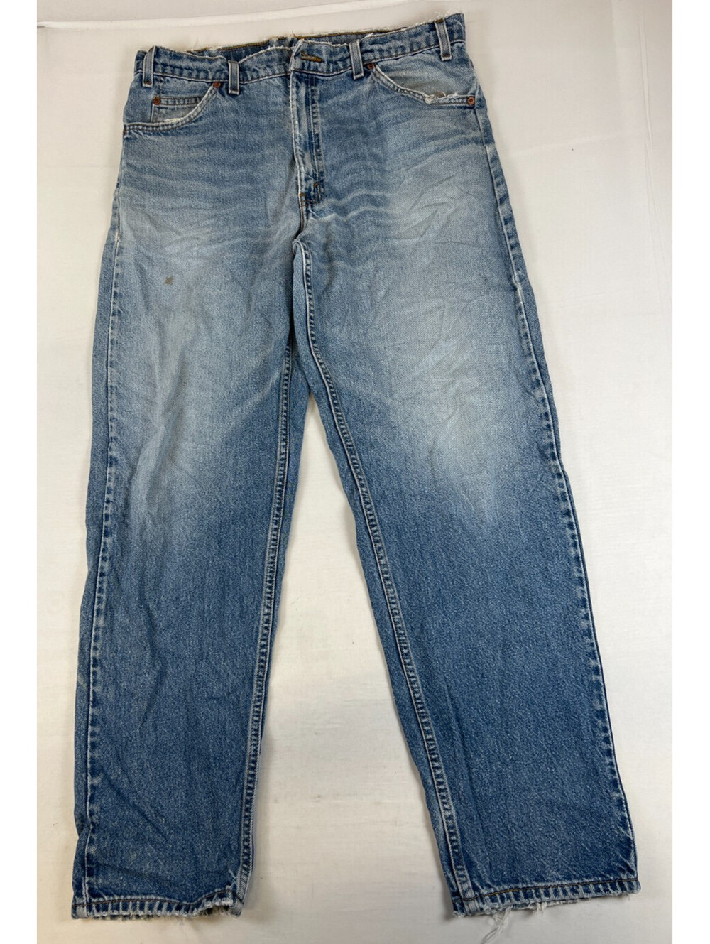 Vintage Levi's Orange Tab Men 36x32 550 Relaxed Fit Tapered Leg Blue Jeans